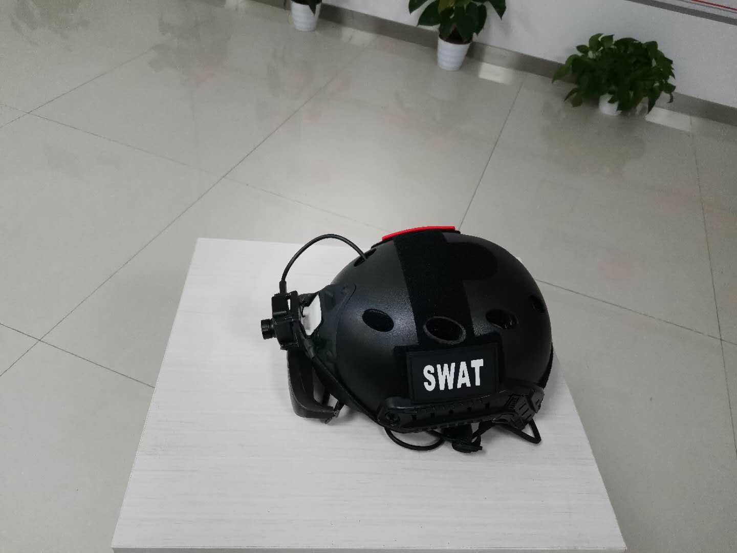 Temperature Scanner Fever Detection AR Police Smart AI Helmet
