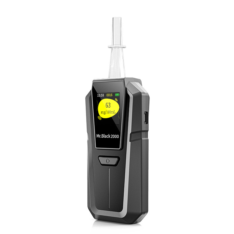 Lightweight Portable Breath Tester High Quality Breathalyzer Analyzer Mr Black 2000