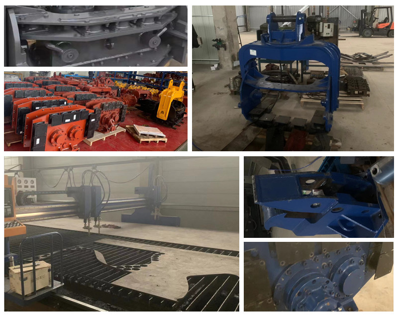 Depth 12-15m Excavator Vibratory Pile Hammer NM400 Excavator Attachment