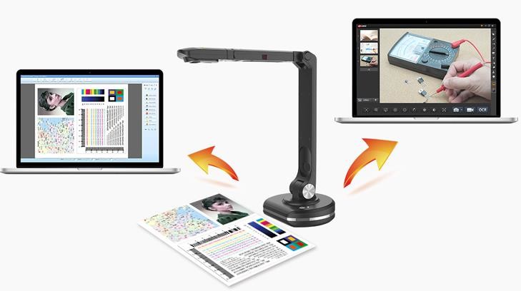 3264 x 2448 Document Camera Visualizer 8 Mega Pixels A3 A4 Style