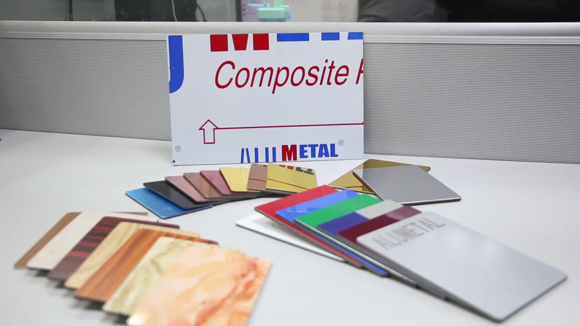 Alumetal Silver PVDF ACP Aluminium Composite Panel Facade Products
