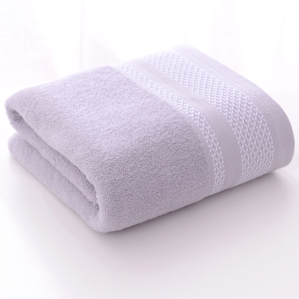 Thickened Plain Color Beauty Salon Gift Advantage of Soft Absorbent Cotton Bath Towel