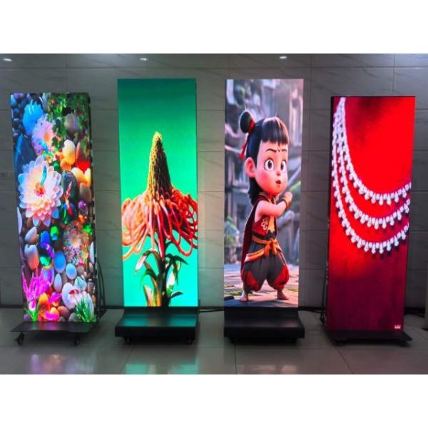 HD LED Poster Screen P2.5 Foldable Double-sided Show Shopping Mall Video Wall