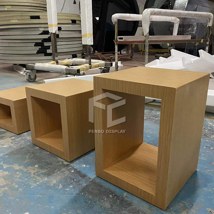 Gold Metal Retail Clothing Shop Display Furniture Shop Fitting Racking