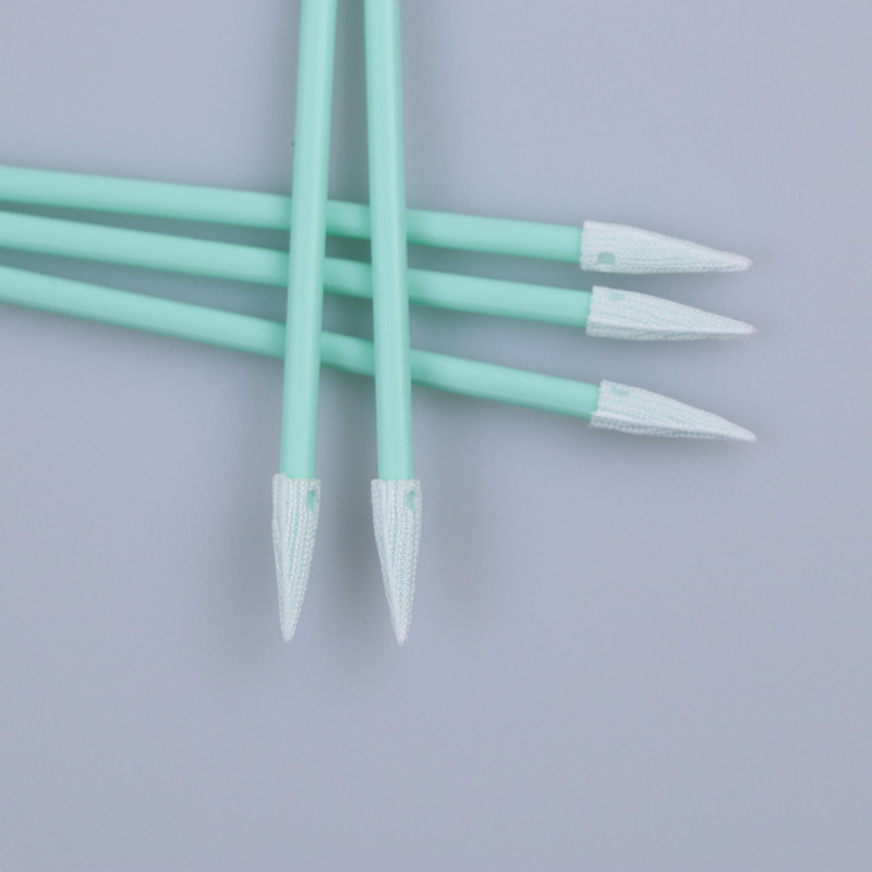 Polyester Tip Pointed Dacron Head Cleanroom Swabs