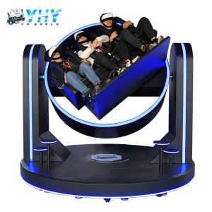 Buy cheap Three Players Full Motion VR Simulator Cockpit Super Rotation Roller Coaster Game product