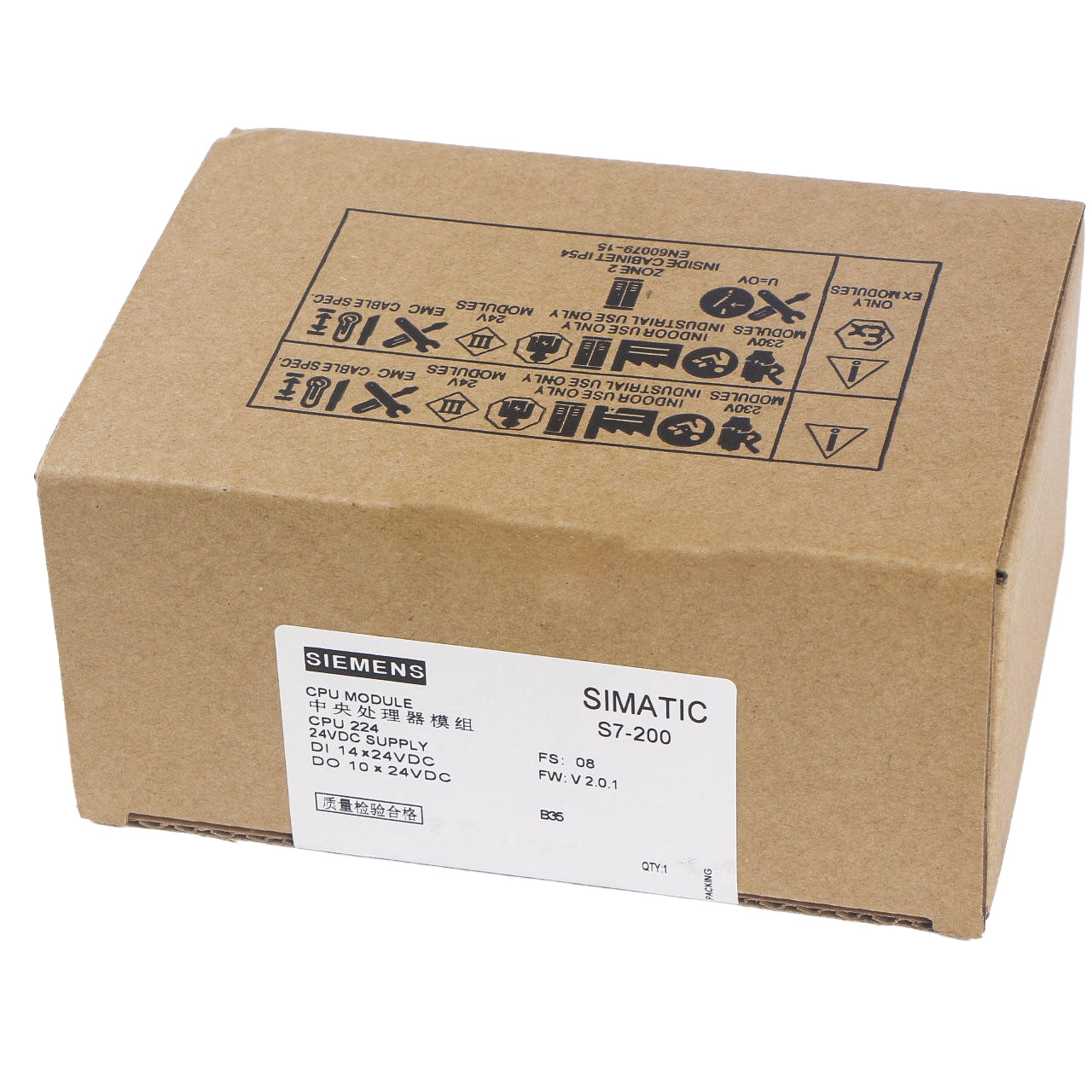 SIEMENS PLC SIMATIC S7-1500 CPU 1518-4 PN/DP MFP 6ES7518-4AX00-1AB0CENTRAL PROCESSING UNIT WITH
