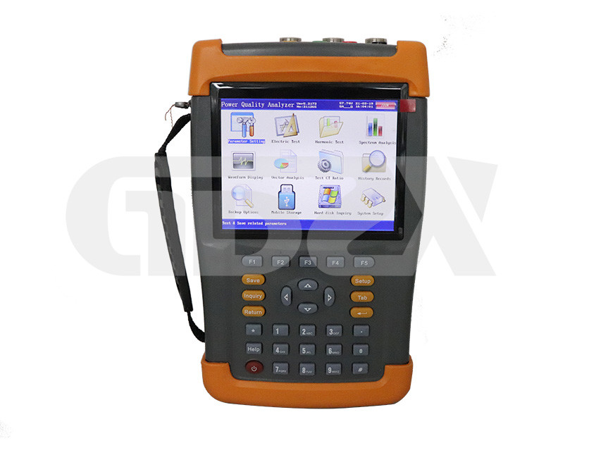 Three Channels Three Phase Power Quality Analyzer Handheld Portable