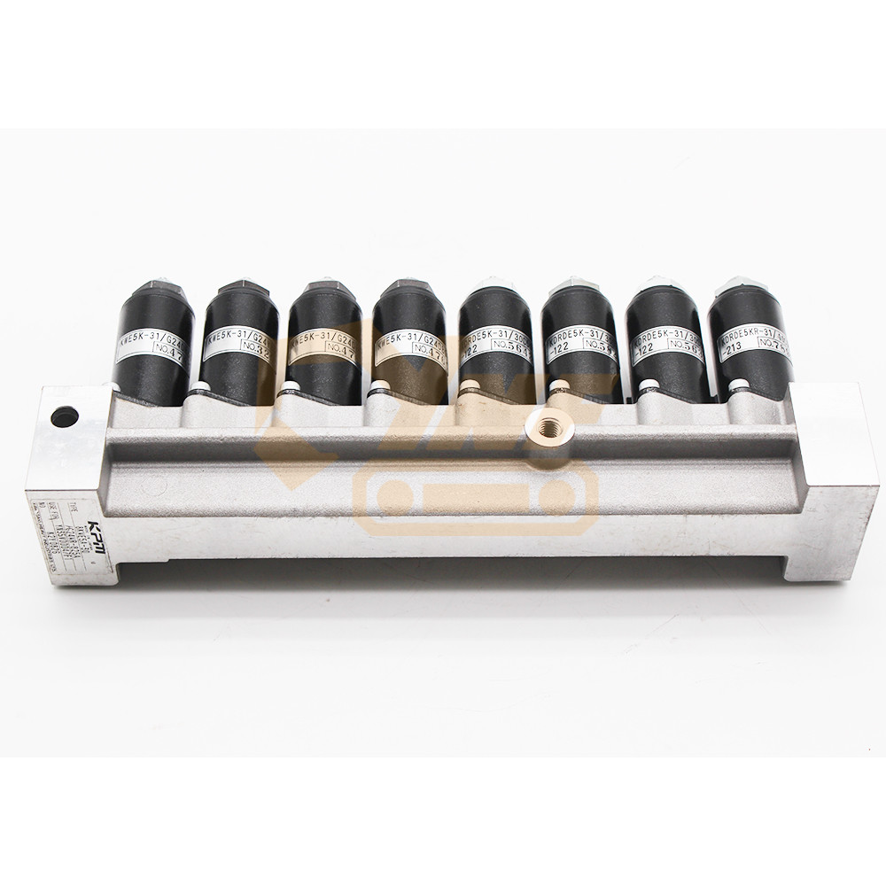 Yn35v00047f1 Yn35v00047f2 Excavator Parts SK-8 Valve Block YN35V00047F1 YN35V00047F2 8KWE5A-30/G24WR-832 Solenoid Valve