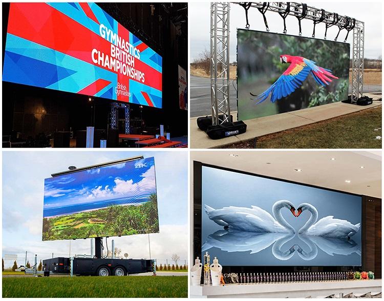 P3.91 P4.81 Rental Led Display 4500nits Die Casting Stage Led Wall