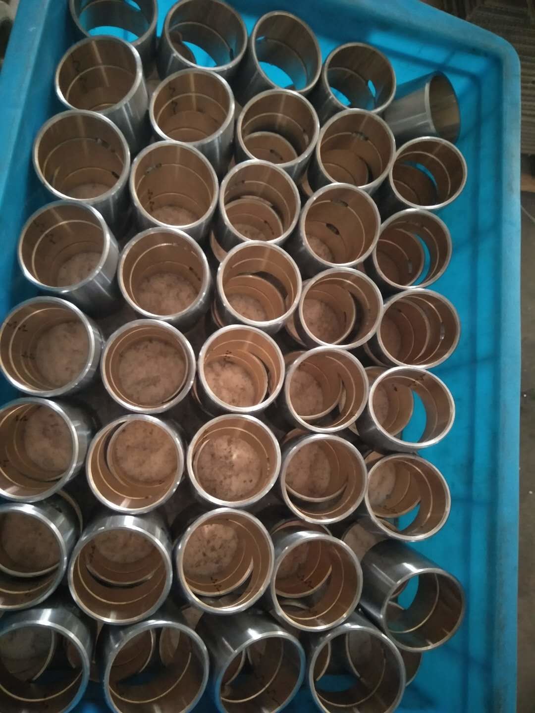 Industrial Bimetallic Bushing Tolerance ±0.05mm Process Hasping Heavy Duty