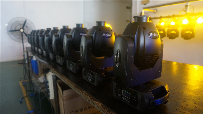 Nightclub Stage Moving Head Light Multi Control Mode With LCD Display