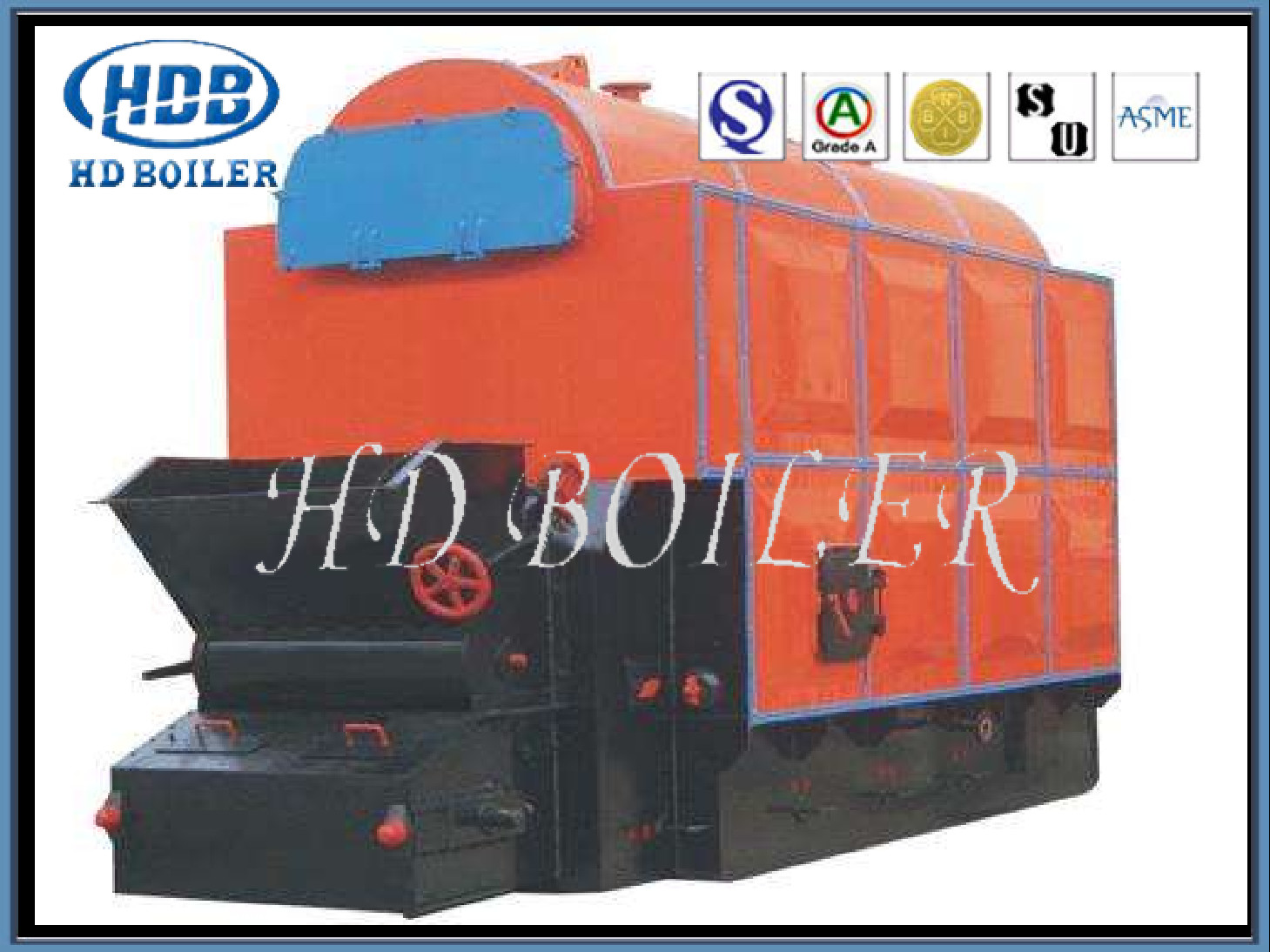 Industrial Power Steam Hot Water Boiler Multi Fuel Horizontal Fully Automatic with ASME, TUV