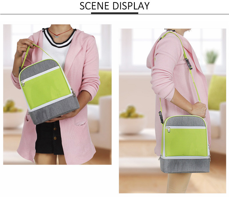 Folding Nylon Thermal Insulated Meal Storage Bag