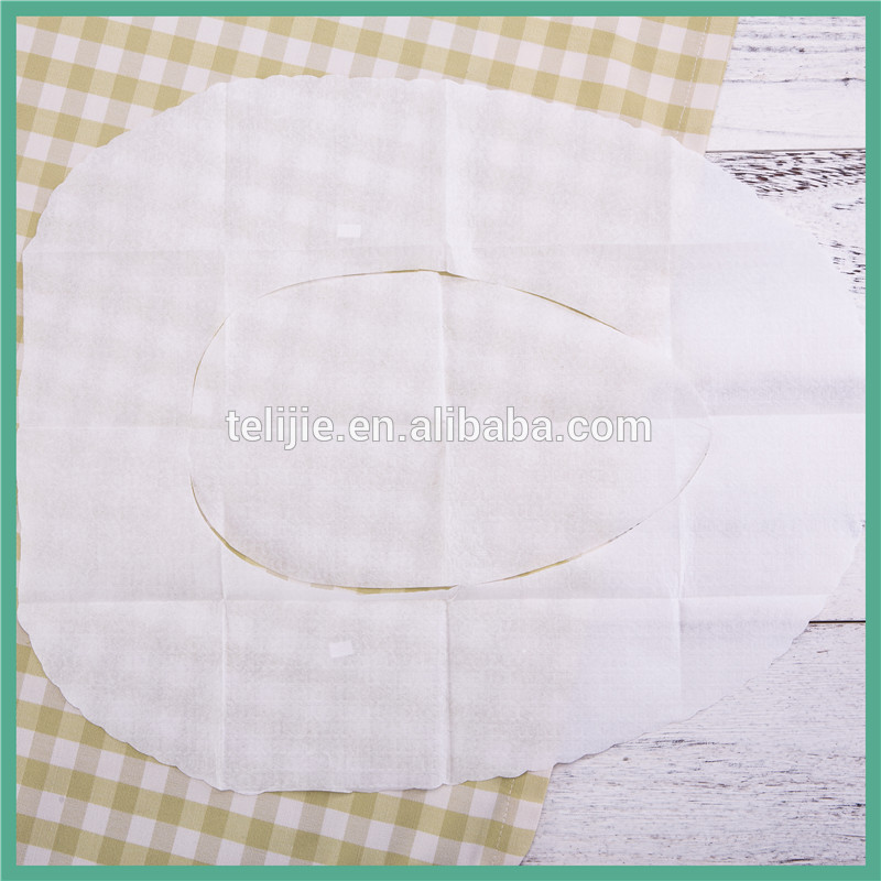 Soft 2ply Woodpulp Disposable Toilet Seat Covers Anti Bacteria