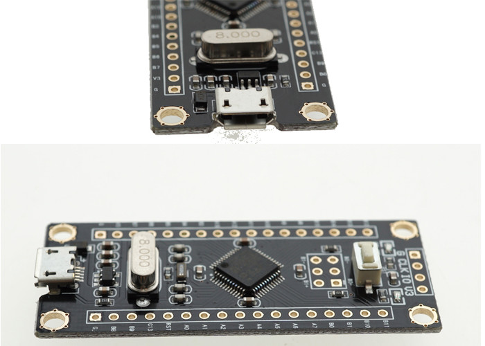 ARM / STM32 Minimum Arduino Controller Board , Black Metal Arduino Development Board