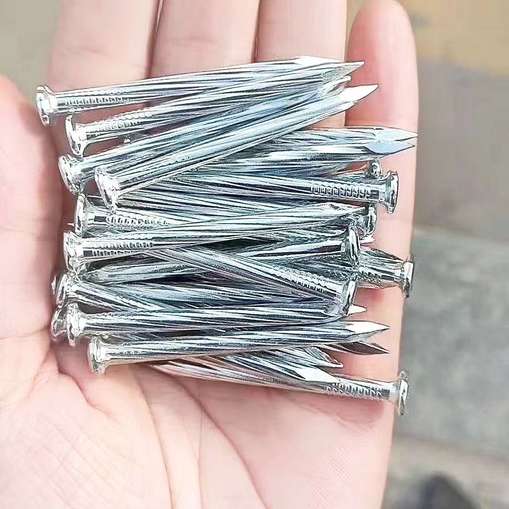Concrete Twisted Spiral Shank Nails With High Hardness 53-57 HRC