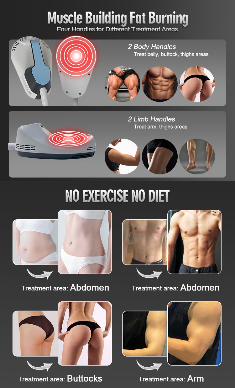 Magnetic Field Fat Sculpting Machine 110V 220V for Muscle Building