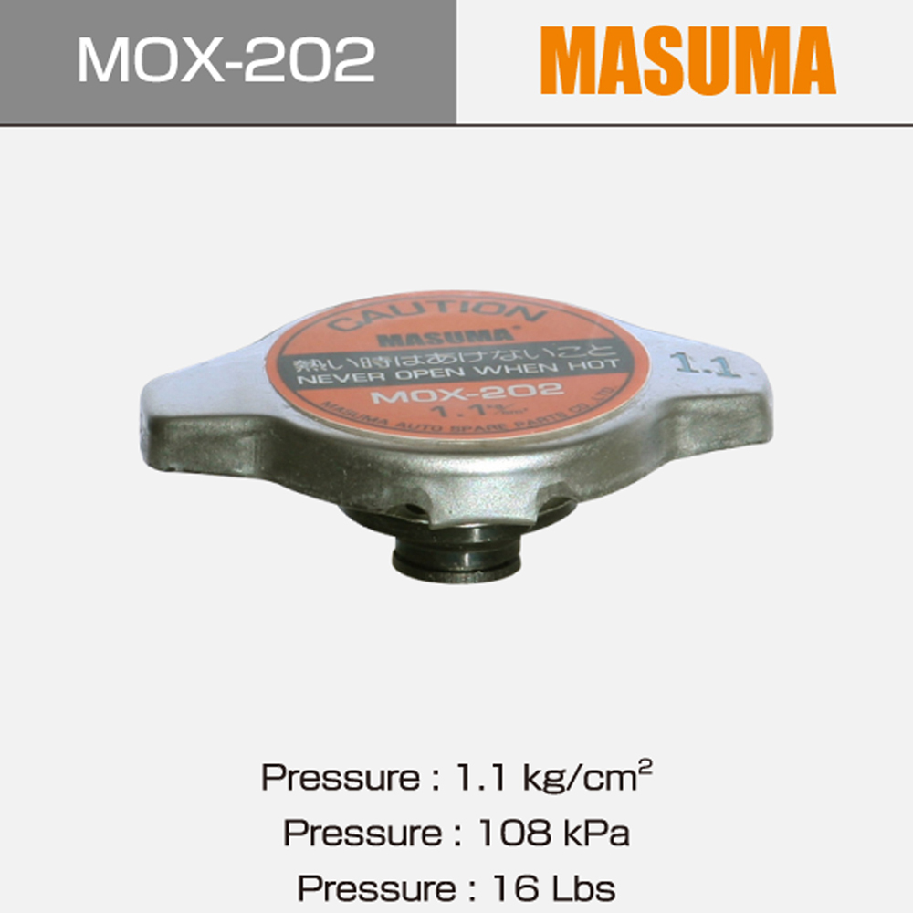 00341 MOX-202 MASUMA Pressure Universal Radiator Caps Cover in Middle for SUZUKI ESCUDO