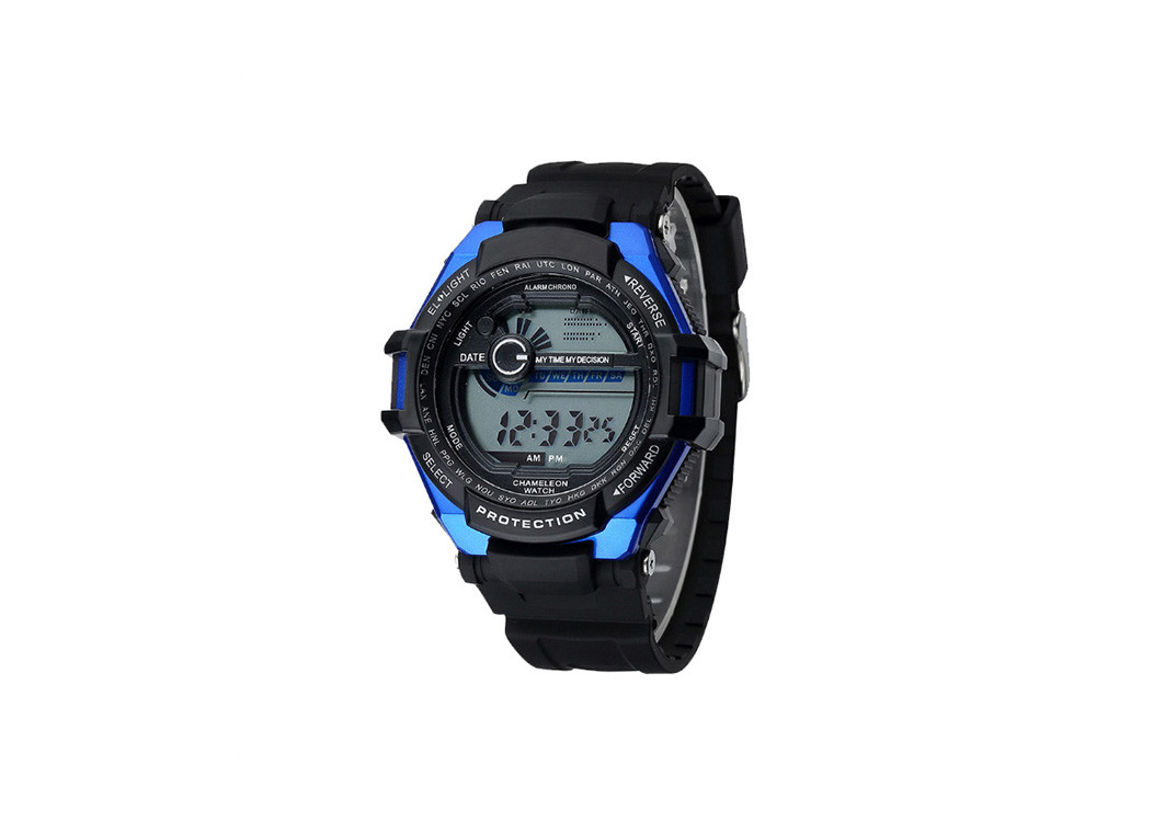 Plastic Sports Boy Digital Watches Multifunction Movt Water Resistant