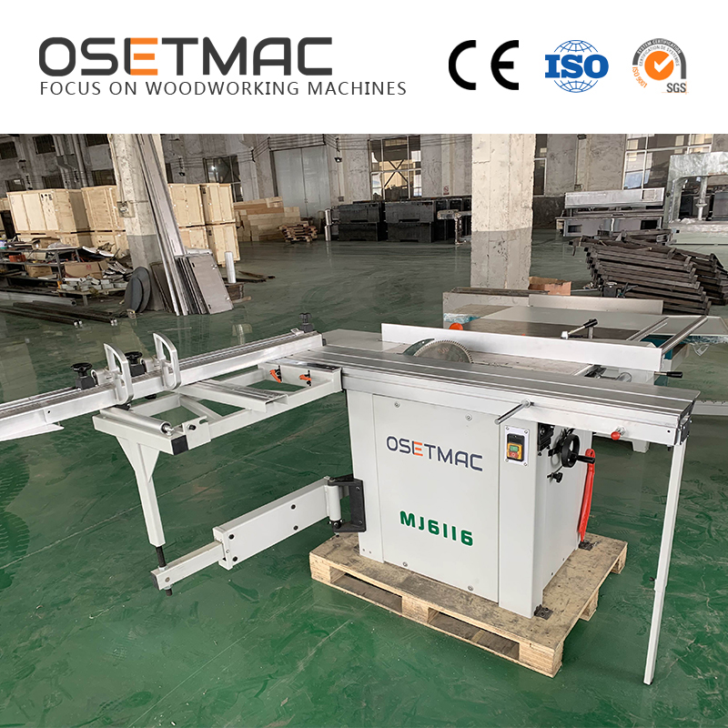 4000RPM Main Saw Blade Speed Wood Panel Sliding Table Saw MJ6116 for Furniture Making