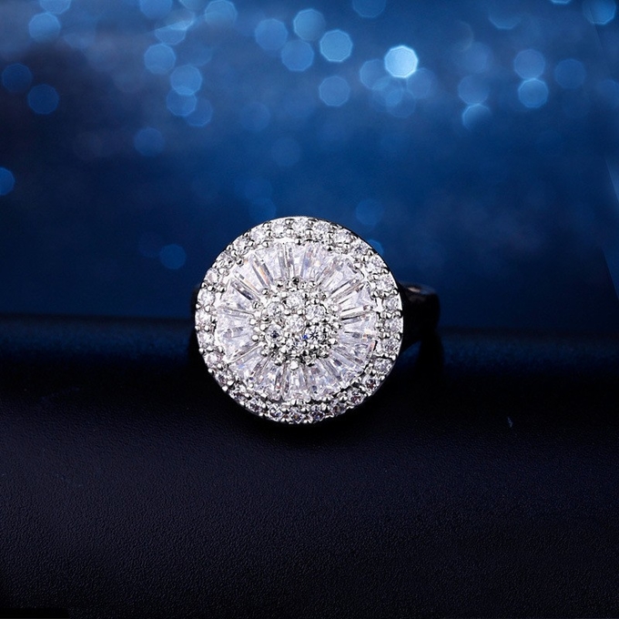 Sexy Lady White AAA CZ 925 Stamp Ring Full Size Women Sterling Silver Jewelry Rings Free Shipping Wholesale