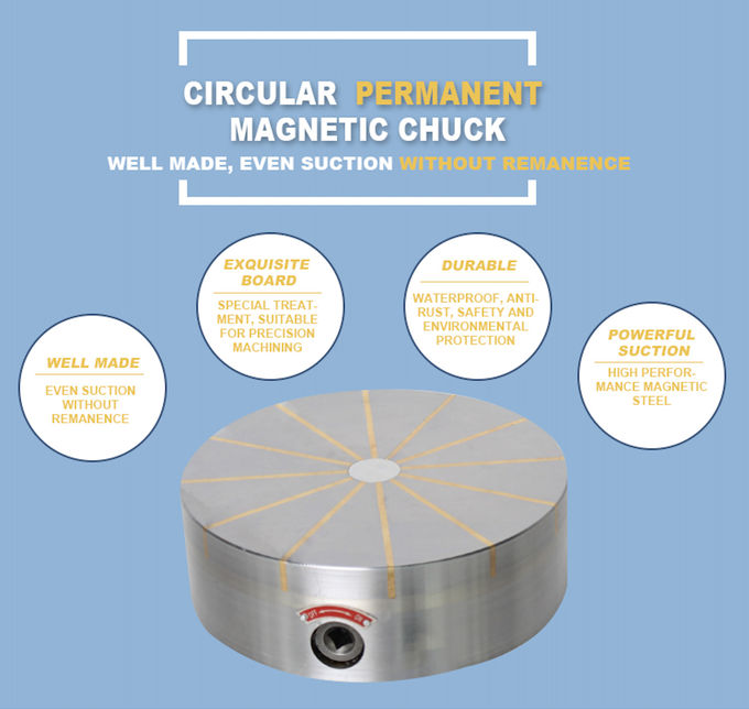 350mm Radial Circular Magnetic Lathe Chuck Waterproof