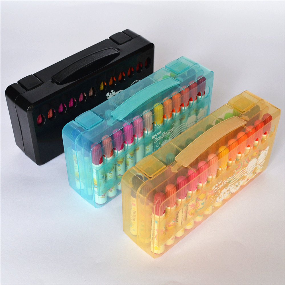 36 Colors Non-toxic Art Marker Set for Kids Watercolor Creative Stationery Supplies