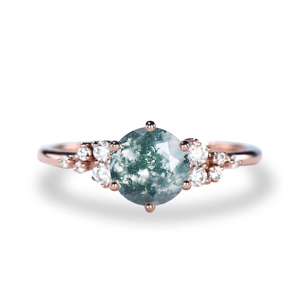 925 Sterling Silver Marquise Shape Jade Aventurine Open Leaf Rings Olive Leaf Rings Handmade Jewelry Unique Gifts for Wo