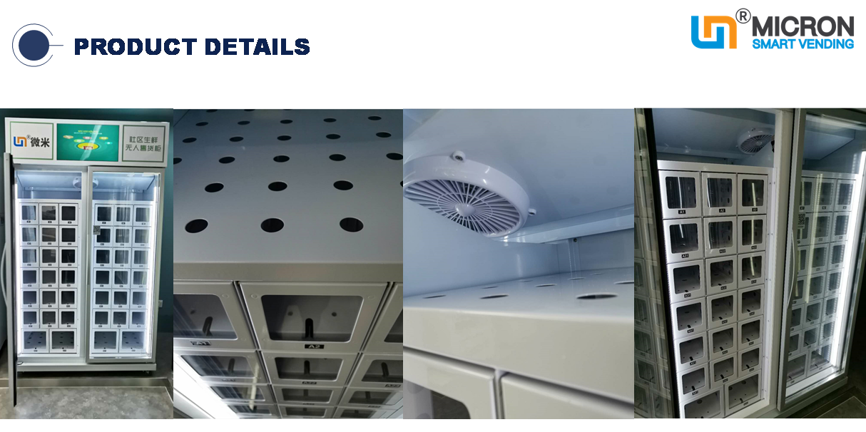Metal Frame 6 KWh Fruit Vending Machine Online Monitoring System