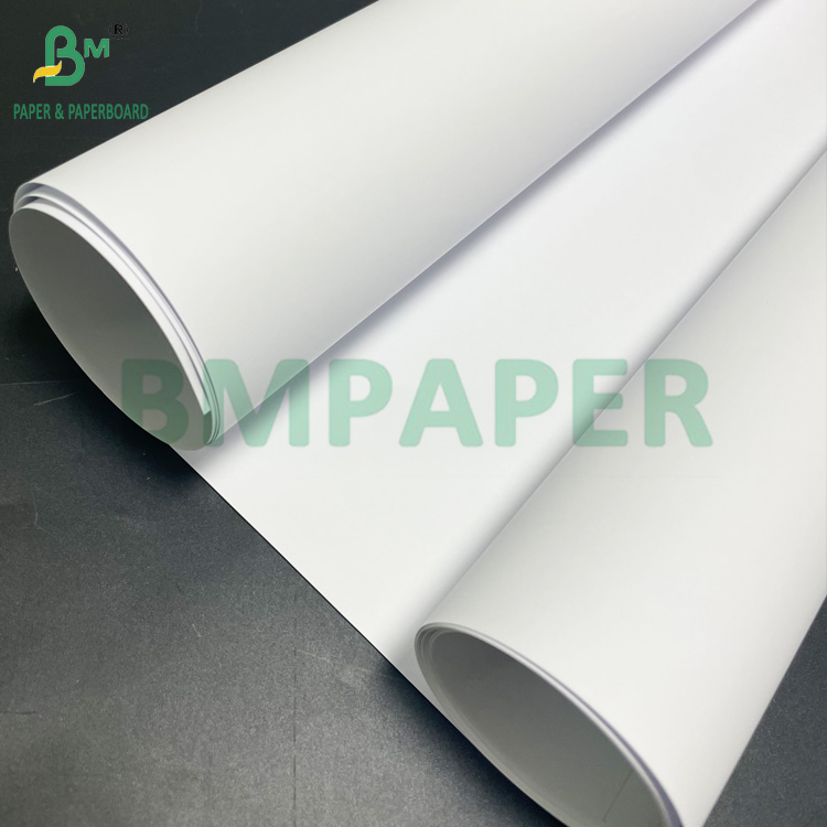 90gsm 105gsm Coated Bond Paper Roll 24" x 150'For Indoor Color Poster Maker