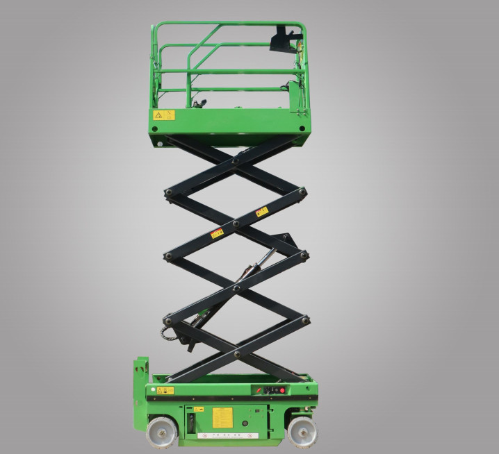 4*2 Drive Mode Aerial Work Platform Z10W Z12W Liquid Driven Scissor Type with 8x6V/200Ah Battery