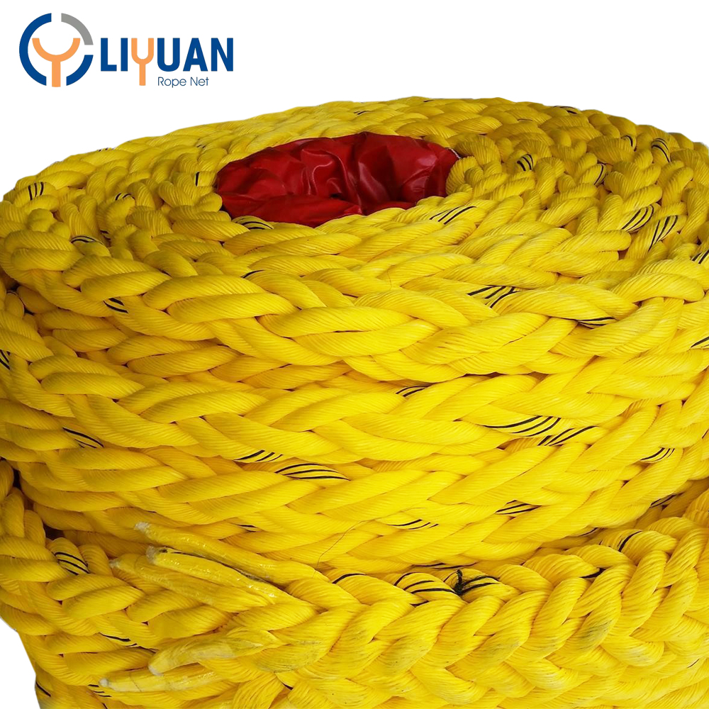 Twist Rope 8 Strand Coloured PP Nylon Rope Custom Style OEM
