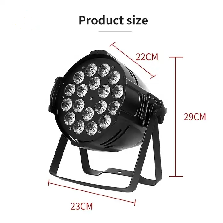 RGBW 4in1 Stage Light DMX512 Par LED Light 1810 For Wedding Stage Party Led Par