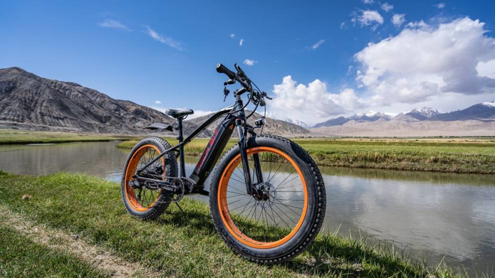 High Powered Electric Mountain Bike 1000 Watt Fat Tire Richbit Smart E-Bike