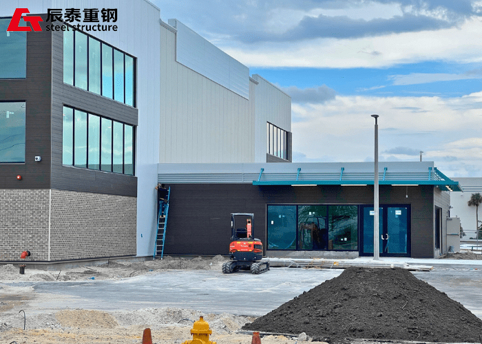 Modular Steel Frame Construction Prefabricated Steel Frame Commercial Building