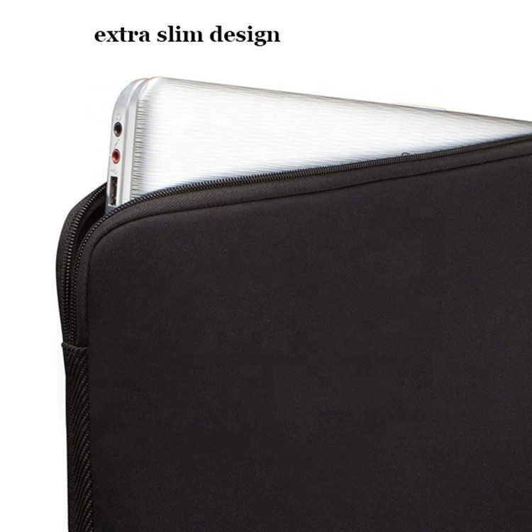 Durable Black 15.6 Inch Laptop Carrying Case Sleek Design Shockproof