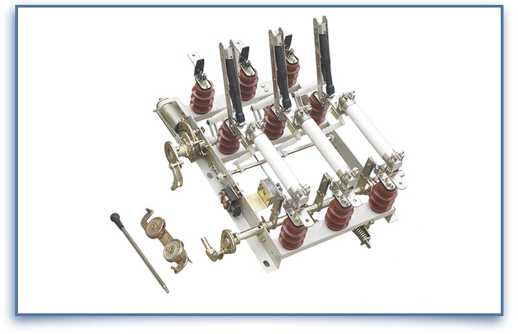12kv Indoor Motorized Load Break Switch / 3 Phase Fused Isolator Switch