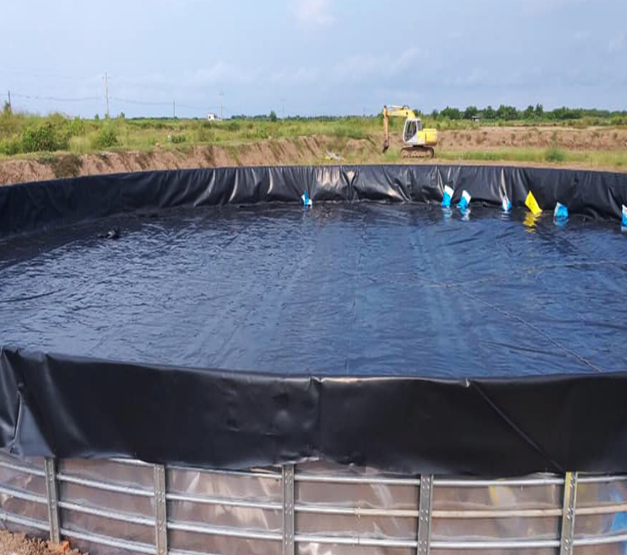 Water Fish Tanks Liner PONDLINER HDPE Geomembranes in Black White Green and Blue