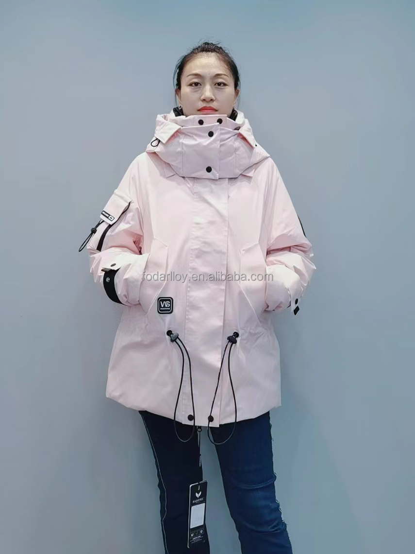 FODARLLOY F22567 Ladies Warm Hooded Cotton-padded Clothes Women Slim Long Winter Jackets Women Coats