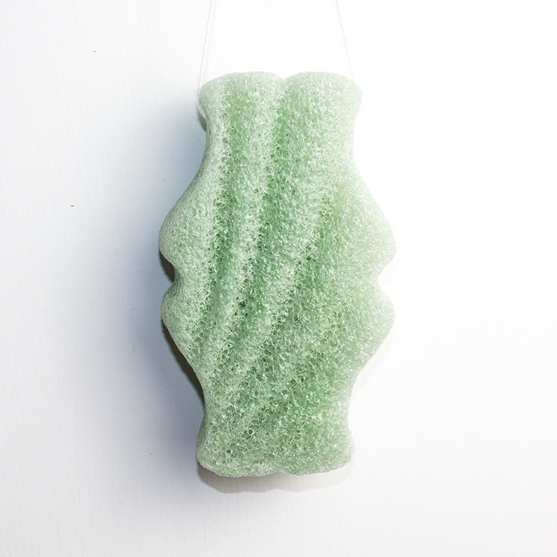 Green Konjac Facial Cleansing Sponge