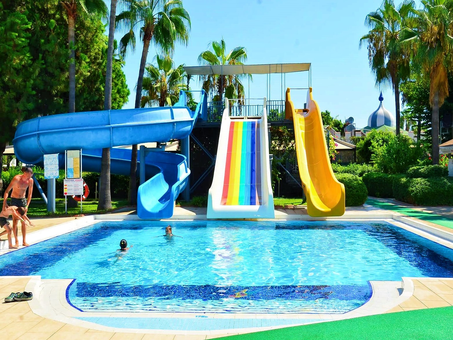 Commercial Huge Water Park Swimming Pool Equipment Design Water Fiberglass Slide