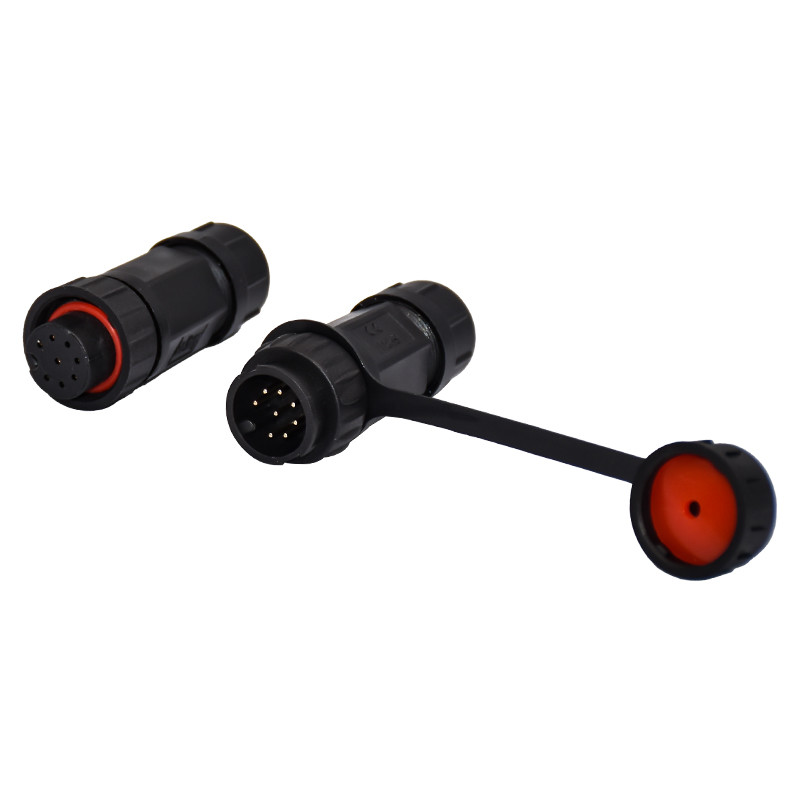10mm Waterproof Cable Connector M19 Male And Female Solderless Pin Connectors