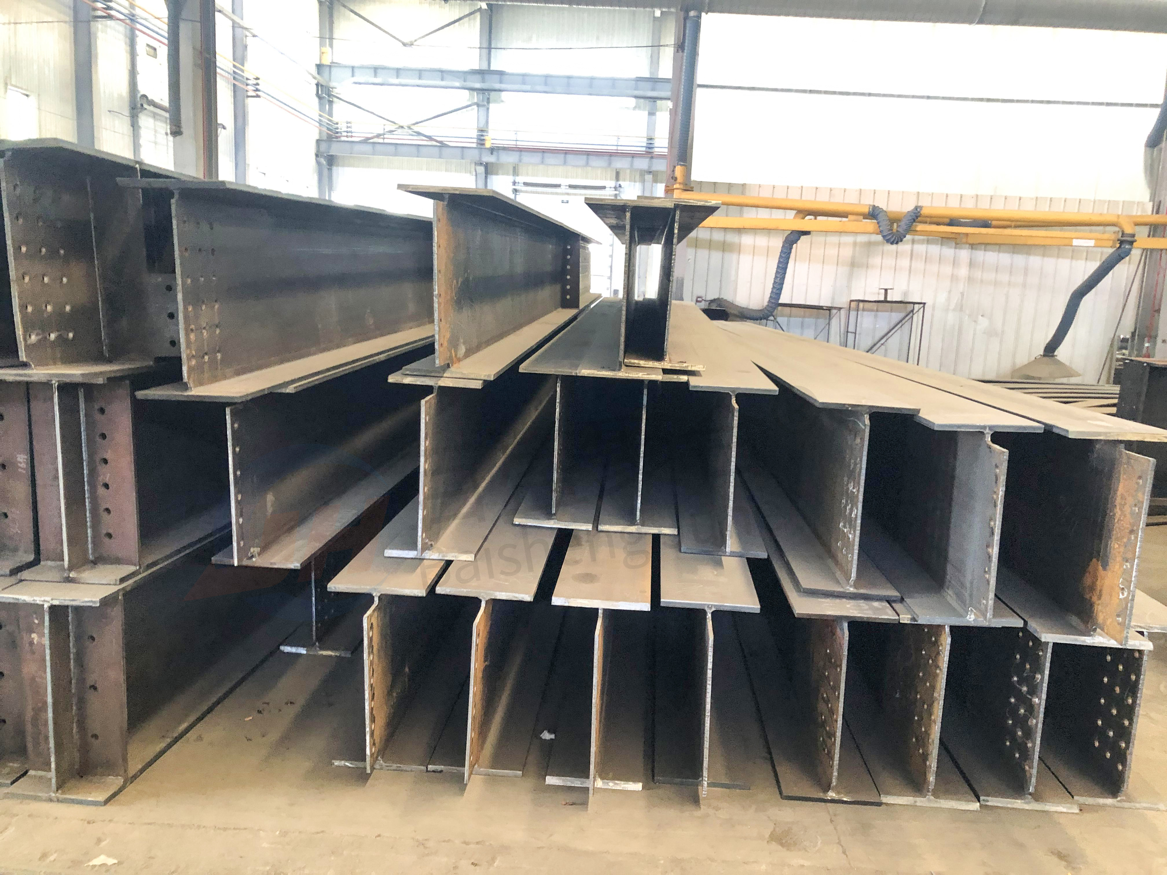 Q235 Q355 Prefabricated Welding Steel Structure Hangar For Industrial Warehouse Construction