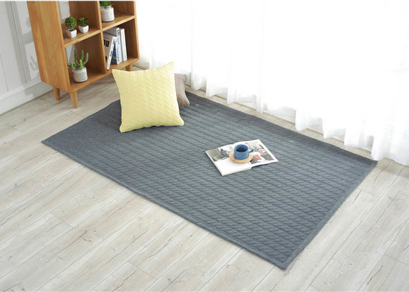 Hand Made cotton door mats , Study carpet mat for living room Customized