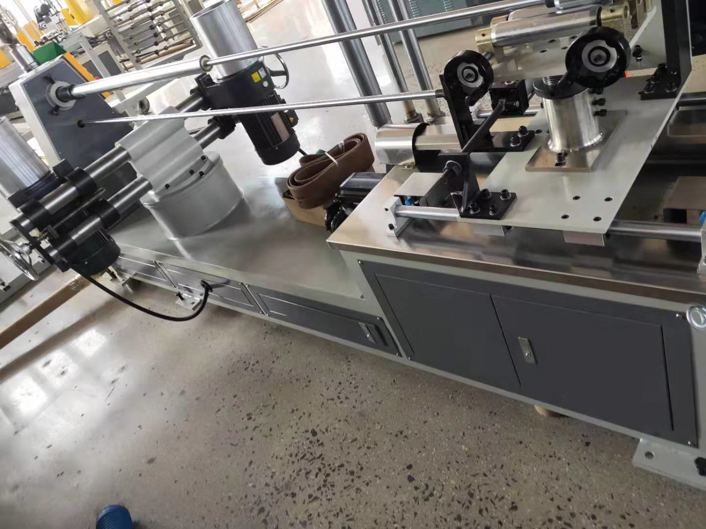 Spiral Paper Tube Reducing Rolling Machine 2-7 Plies Paper Layer Iso9001 Certification