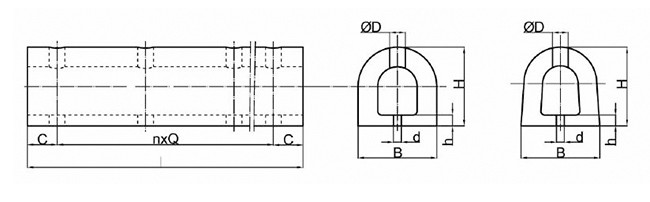 Safety D Type Boat Mooring Fenders 16 MPa Easy Installation