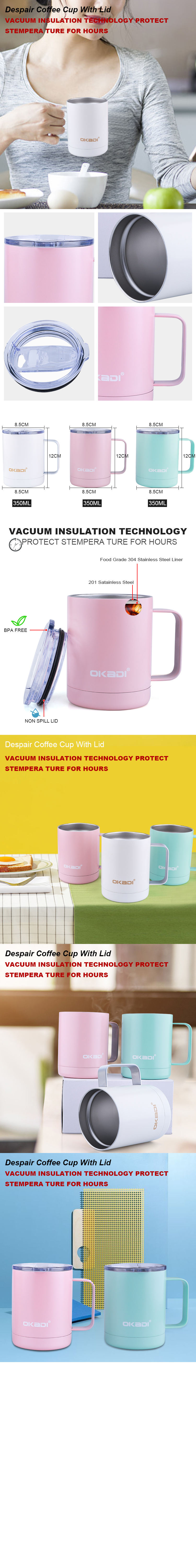 Hot Selling Stainless Steel Vacuum Thermos Tumbler Flask Insulated Coffee and Wine Mugs