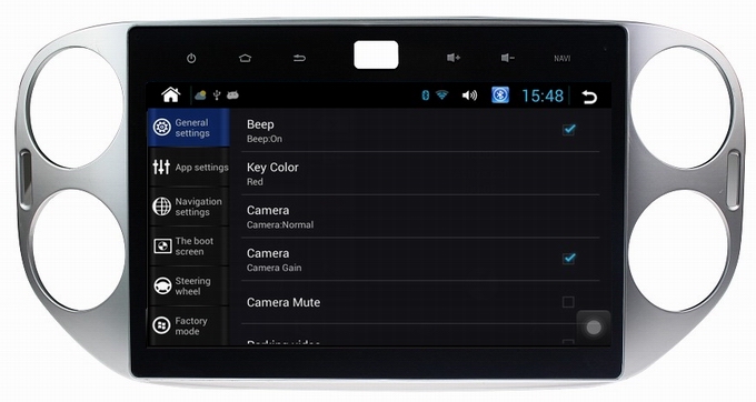 Ouchuangbo Volkswagen Tiguan 10.1 inch android 4.2 big screen audio DVD gps radio stereo