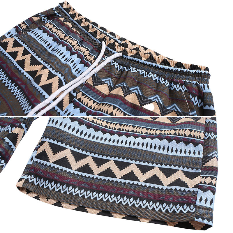 Explosive National Wind Country Tide Large Size Loose Thin Beach Pants Male